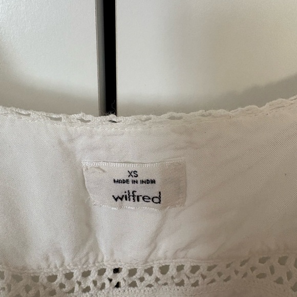 ARITZIA WILFRED WHITE MIDO DRESS - XS - Picture 2 of 3